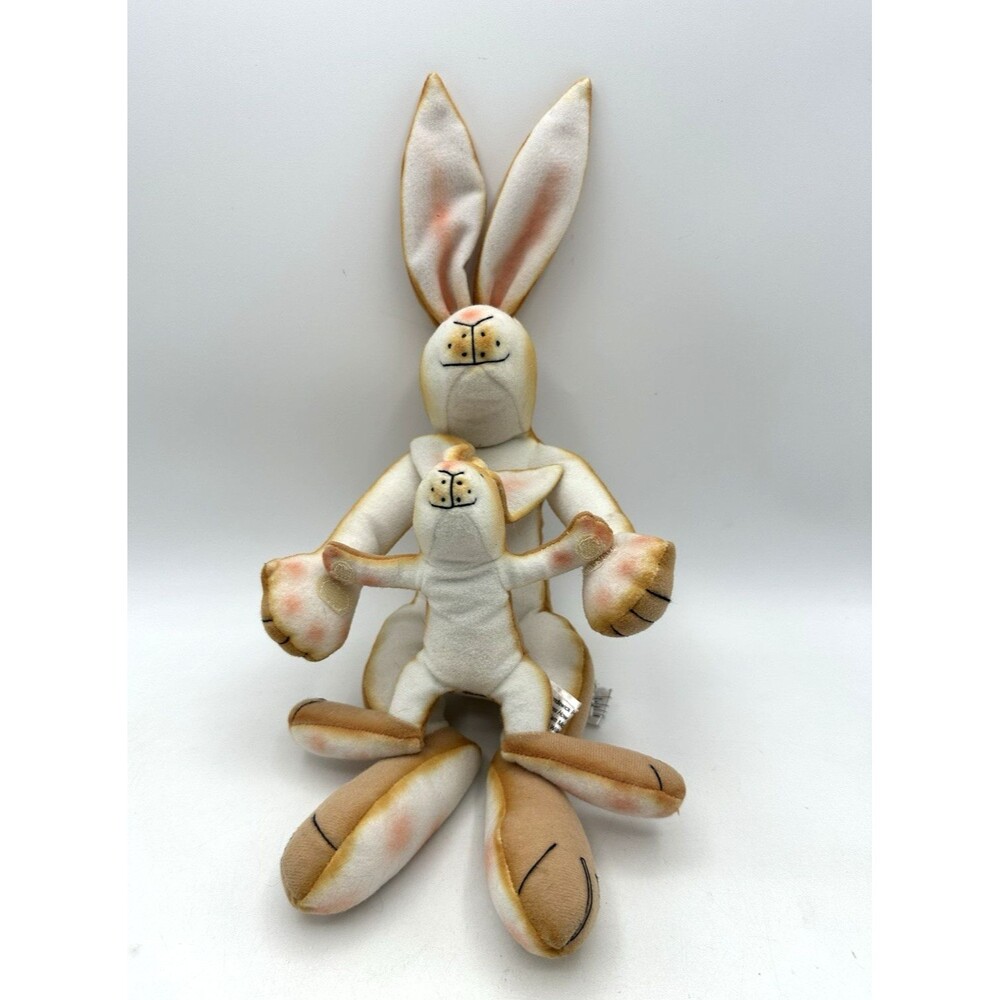 Vtg Guess How Much I Love You Mother And Little Nutbrown Hare Plush Set